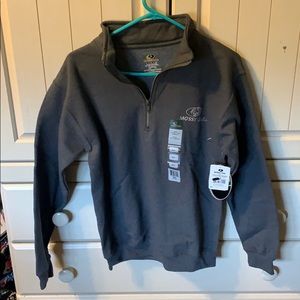 Mossy oak half zip sweatshirt